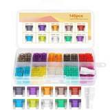 Riseuvo – ensemble de fusibles à lame à profil bas, 140 pièces, fusibles automobiles avec clips 2APM à 35APM, codés par couleur pour une identification facile - Product Image 5