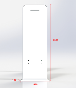 Eco-G02 UHF thông minh kiểm soát truy cập chống trộm RFID & Wi-Fi thư viện cổng thân thiện với môi <span class=keywords><strong>PDA</strong></span> Loại sản phẩm - Product Image 4
