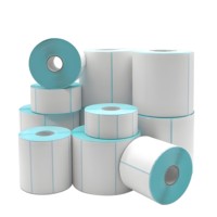 Papier pour imprimante d'étiquettes adhésives personnalisable 150 * 100 * 90 * 80 * 70 * 60 * 50 * 40 * 30 * 20 mm Compatible avec les imprimantes thermiques