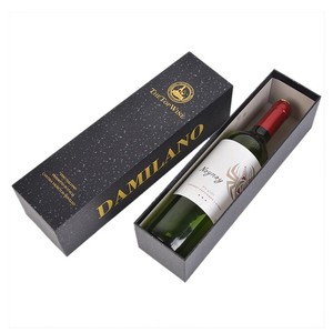 De Lujo fuerte de cartón de embalaje de papel de botella de <span class=keywords><strong>vino</strong></span> de vidrio caja de regalo - Product Image 1