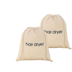 Bolsa de Algodón Natural Reciclable con Cordón para Guardar Ropa y Zapatos, con Logotipo Personalizado Impreso - Product Image 1