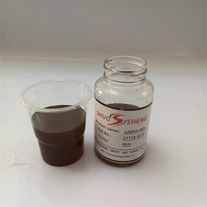 LABSA China Lieferant Labsa Cas 27176-87-0 Waschmittel Chemikalie Labsa 90% min Hellgelb bis Braun Viskose Flüssigkeit