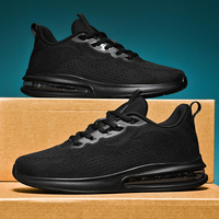 Chaussures de course design respirantes pour hommes et femmes, baskets décontractées en tissu mesh, chaussures d'entraînement de gym, chaussures de course à coussin d'air
