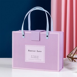 Magnetic brand logo shoes eyelashes <b>Christmas</b> foldable wine <b>gift</b> <b>box</b> can be customized according to needs - Product Image 5