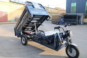<span class=keywords><strong>Triciclo</strong></span> Eléctrico de Carga Pesada con Volquete Hidráulico, Capacidad de Carga de 500 kg, Carrocería Abierta, Mini Dumper para Construcción y Agricultura - Product Image 2