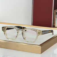 Montura de Gafas Retro Cuadradas Gruesas de Diseño, Montura Óptica de Moda para Hombre, Gafas Graduadas para Uso Diario, Estilo Urbano y de Negocios
