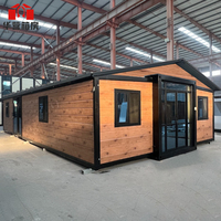 Casa Contenedor Modular Completa de 20FT/40FT, Unidad de Vivienda Prefabricada con Panel Sándwich para Oficina o Alojamiento
