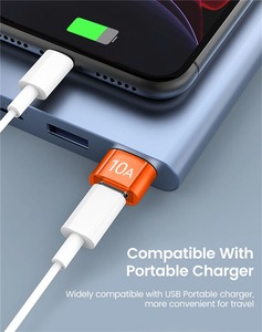 <span class=keywords><strong>Adaptateur</strong></span> OTG USB 3.0 vers Type C 10A USB C mâle vers USB femelle Convertisseur Charge rapide Transfert de données Conversion OTG pour ordinateur portable - Product Image 6
