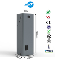 Réservoir de stockage d'eau carré en acier inoxydable autoportant 200L300L réservoir de chauffe-eau vente chaude en Europe et en Amérique