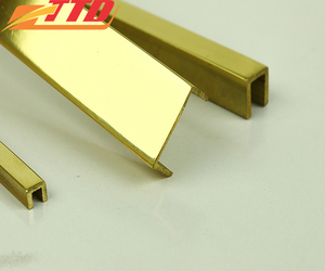 แถบขึ้นรูปทองเหลืองเทคโนโลยีขั้นสูงสำหรับอุปกรณ์เสริมในบ้านขนาดดีไซน์ตามสั่งสไตล์โรงงานขายส่งโลหะทองเหลือง ttd - Product Image 5