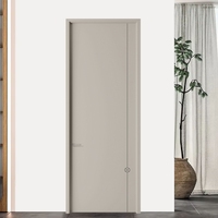 Portes intérieures modernes en MDF, anti-rayures, imperméables, insonorisées, couleur et taille personnalisables