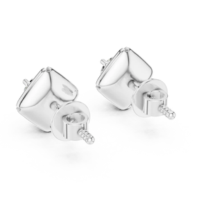 Boucles d'oreilles clous en argent plaqué or 14 carats de qualité supérieure avec diamant solitaire naturel certifié IGI pour cadeau de mariage, provenant d'Inde Purecarat - Product Image 3
