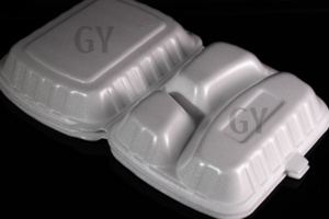 Emballage alimentaire en mousse légère boîtes de livraison de nourriture de restaurant boîtes alimentaires en mousse jetables contenants en mousse à usage unique - Product Image 4