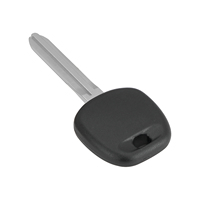 Coque de clé de voiture sans puce en ABS noir, modèle OEM A91 pour Camry Corolla