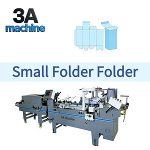 Machine à coller électrique automatique pliable Mini-500 pour l'emballage du bois et l'emballage de boîtes en ligne droite pour les petites entreprises - Product Image 1
