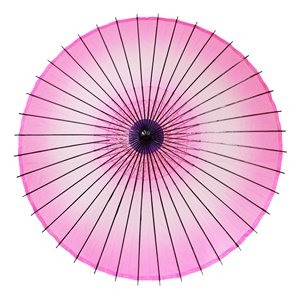 Vente en gros de parapluies japonais en papier pur dégradé de soie bambou artisanal cadeaux de fête de mariage parasol publicitaire - Product Image 1