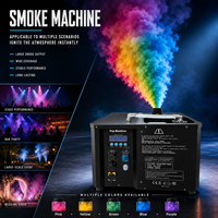 Machine à fumée colorée super puissante 300W avec télécommande, en métal, à jet vertical, pour révélation du sexe, scène, mariage, baby shower - Stock USA