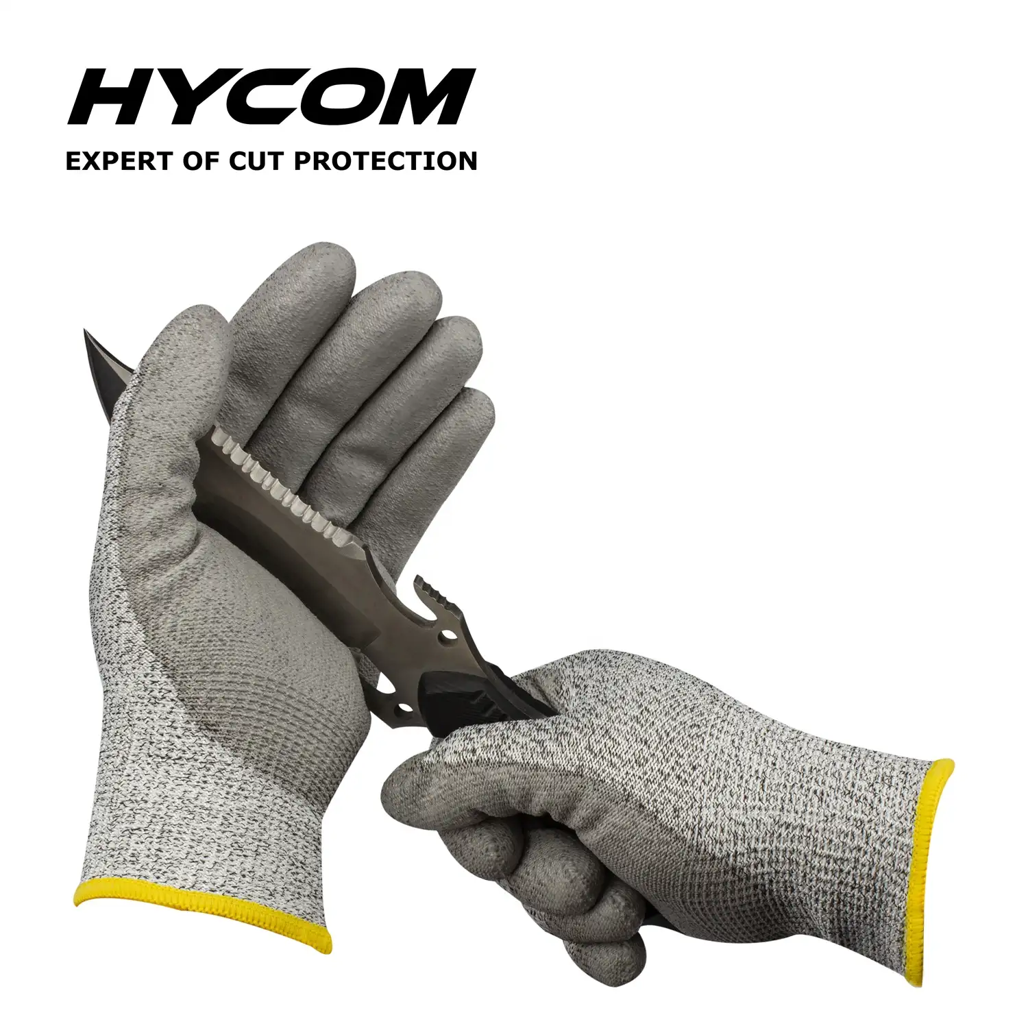 Hycom S2L-PU 에서 노동자를 위해 입히는 13g 안전 커트 저항하는 일 장갑 pu