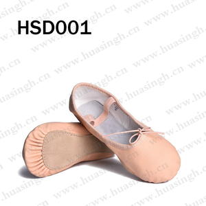 HY, Scarpe da Ballerina in Vera Pelle Morbida per Ragazze, Popolari negli Stati Uniti, Multicolore, <span class=keywords><strong>di</strong></span> Qualità con Cinturino Elastico HSD001 - Product Image 3