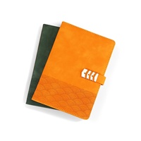 Carnet de notes en cuir PU de haute qualité avec logo en relief A5 avec sangles, étui à stylos, journal, carnet, couverture rigide, logo imprimé