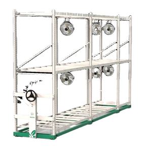 Vertikaler Anbau Medizinalpflanzen Anbau Regal bewegliche Spur Anbau-Schale LED-Anbaulampen Belüftungskits - Product Image 4