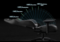 Furgle — chaise de Gaming série queen 3, fauteuil avec appui-tête magnétique en cuir de grande taille XXL, siège de bureau de luxe
