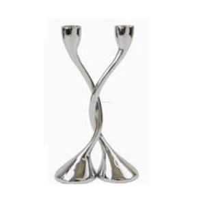 Best Selling Luxury Design Aluminium Metal Candlestick Holder <b>Dinner</b> Table Use Metal <b>Candle</b> Stand - Product Image 1