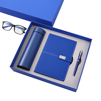 Coffret Cadeau d'Affaires de Luxe : Thermos en Acier Inoxydable avec Affichage Intelligent de la Température, Carnet en Cuir, Logo Personnalisé – Cadeau d'Entreprise Exécutif