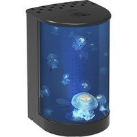 Aquarium Ornemental Créatif de Table 2,5L OEM pour Poissons Rouges, Méduses et Petits Poissons – Plastique Écologique