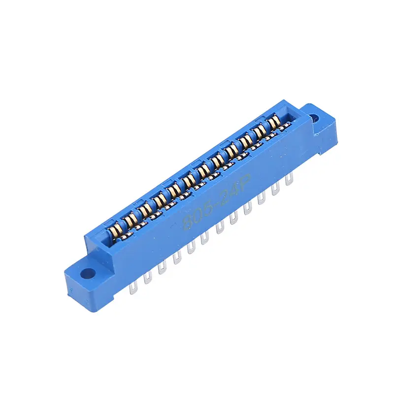 PCB kartı yuvası soket mavi konnektör sivri eklem plaka tipi lehim otobüs yuvası