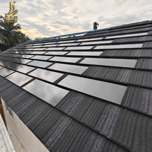 Tejas <span class=keywords><strong>Solares</strong></span> Ligeras, Paneles BIPV para Techos de Viviendas Residenciales Modernas - Product Image 4