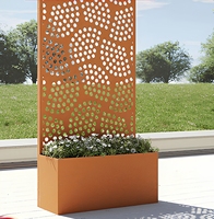 Jardinière Modulaire en Métal Résistante aux Intempéries en Matériau SPA-H pour Plantes et Légumes, Pot de Jardin Extérieur de Shandong City