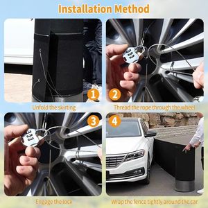 Housse de protection en feutre pour compartiment moteur de camping-car, filet <span class=keywords><strong>anti</strong></span>-rongeurs/<span class=keywords><strong>anti</strong></span>-chats/<span class=keywords><strong>anti</strong></span>-chiens, entièrement fermée, clôture <span class=keywords><strong>anti</strong></span>-rayures pour véhicule - Product Image 4