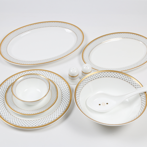 Veweet — <span class=keywords><strong>Service</strong></span> de table de luxe moderne 18 pièces, ensemble de vaisselle de maison, <span class=keywords><strong>Service</strong></span> de pâtes aux céréales, opale, bol, assiettes, pour 4 - Product Image 6