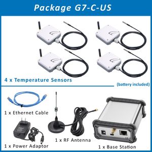 4 juegos 433Mhz Sensor de temperatura inalámbrico Sensor de control de temperatura RF Controlador de temperatura del congelador - Product Image 3
