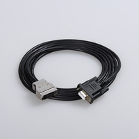 Cable de Programación PLC Industrial CQM1-CIF02, Adaptador RS232, PVC, Cobre 2x0.5mm, 200cm, Blindaje Combinado, CPM1A/2A AMSAMOTION