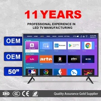50 pouces 4K Ultra HD LED Smart TV HDTV grand écran pour une utilisation en hôtel