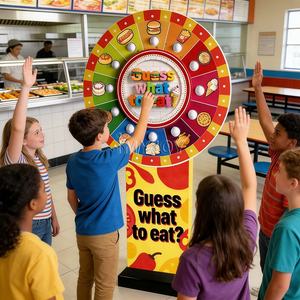 Roue <span class=keywords><strong>de</strong></span> la Fortune Électrique Géante pour Stand <span class=keywords><strong>de</strong></span> Fête, avec Distributeur <span class=keywords><strong>de</strong></span> Prix Aléatoires pour <span class=keywords><strong>Bingo</strong></span>, Loterie Interactive et Tirage au Sort, avec Support - Product Image 4