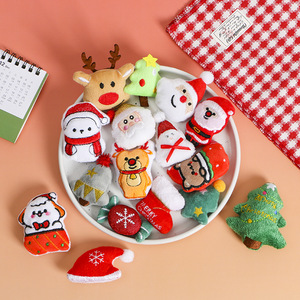 ของขวัญคริสต์มาส DIY จี้ห้อยเสื้อผ้า ผ้าพันคอ การ์ตูน ตุ๊กตา ตุ๊กตาซานตาคลอส กวางเรนเดียร์ พวงกุญแจ เข็มกลัด - Product Image 2