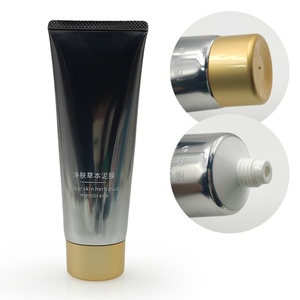 Vente en gros de tubes cosmétiques en aluminium laminé ABL personnalisés de 100 ml avec bouchon à vis pour lotion et crème pour les mains - Product Image 2