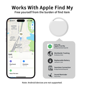 Etiqueta Inteligente con Logotipo Personalizado, MFi Find My, Dispositivo Antipérdida Inalámbrico, Localizador GPS Mini para Mascotas, Buscador de Llaves - Product Image 3