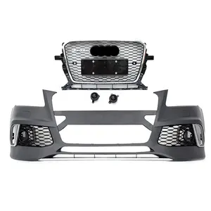 Amortecedor dianteiro com grelha para Audi Q5 SQ5 RSQ5 RSQ5 Audi bodykit para Q5 Q5 SQ5 SQ5 amortecedor Do Carro para Audi 2013 2014 2015 2016 2017