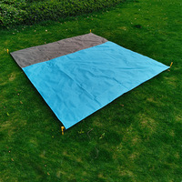 Tapis de plage surdimensionné, imperméable et anti-sable, en nylon Ripstop durable, couverture de pique-nique et de camping résistante au sable, taille personnalisable avec poche