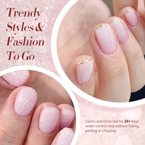 BORN RRETTY Colores naturales Gel de gelatina lechosa Vernis Semi permanente No tóxico Vegano Brillo Gel transparente Esmalte de uñas - Product Image 4