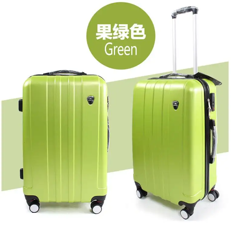 Best selling design custom logo trunk suitcase fashionable polycarbonate PC luggage travel bags abs trolley cases