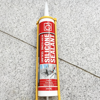 GORSEAL A301 300ml Mastic silicone acétique flexible à séchage rapide, adhésif pour verre pour la réparation d'aquariums, de fenêtres, de panneaux et de cadres de portes