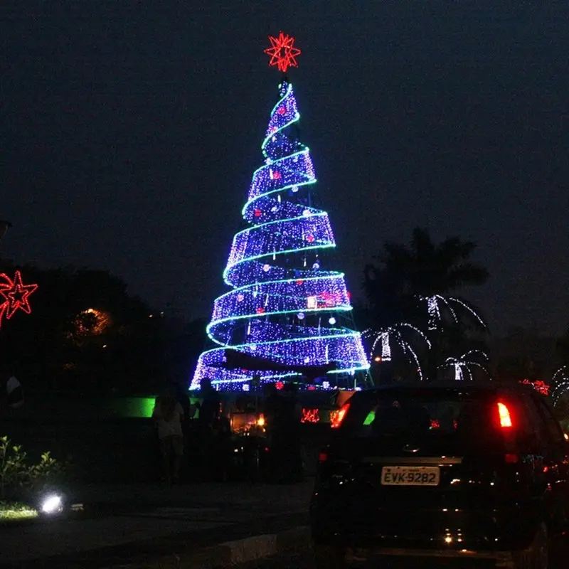 High Bright Christmas Cone Tree 3D-Motiv Dekorations licht mit LED-Lichterketten für 2 Jahre Garantie