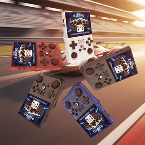 LR R36 Pro 迷你复古掌上游戏机 3.5英寸屏幕 640x480分辨率 64/128GB 内置30000款游戏 4000mAh Wi-Fi AK - Product Image 1