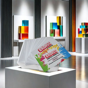 <span class=keywords><strong>USA</strong></span> personnalisé 0.22mm aluminium carte de visite 45mm Style modèle vierge pour sublimation de colorant 5mm cadeau UV coulée/impression métal prière - Product Image 2