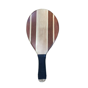 <span class=keywords><strong>Raquette</strong></span> à pagaie Frescobol en bois en forme de diamant Kit de sports et de divertissement pour la plage comprenant un équipement de <span class=keywords><strong>volley</strong></span>-ball de plage - Product Image 4